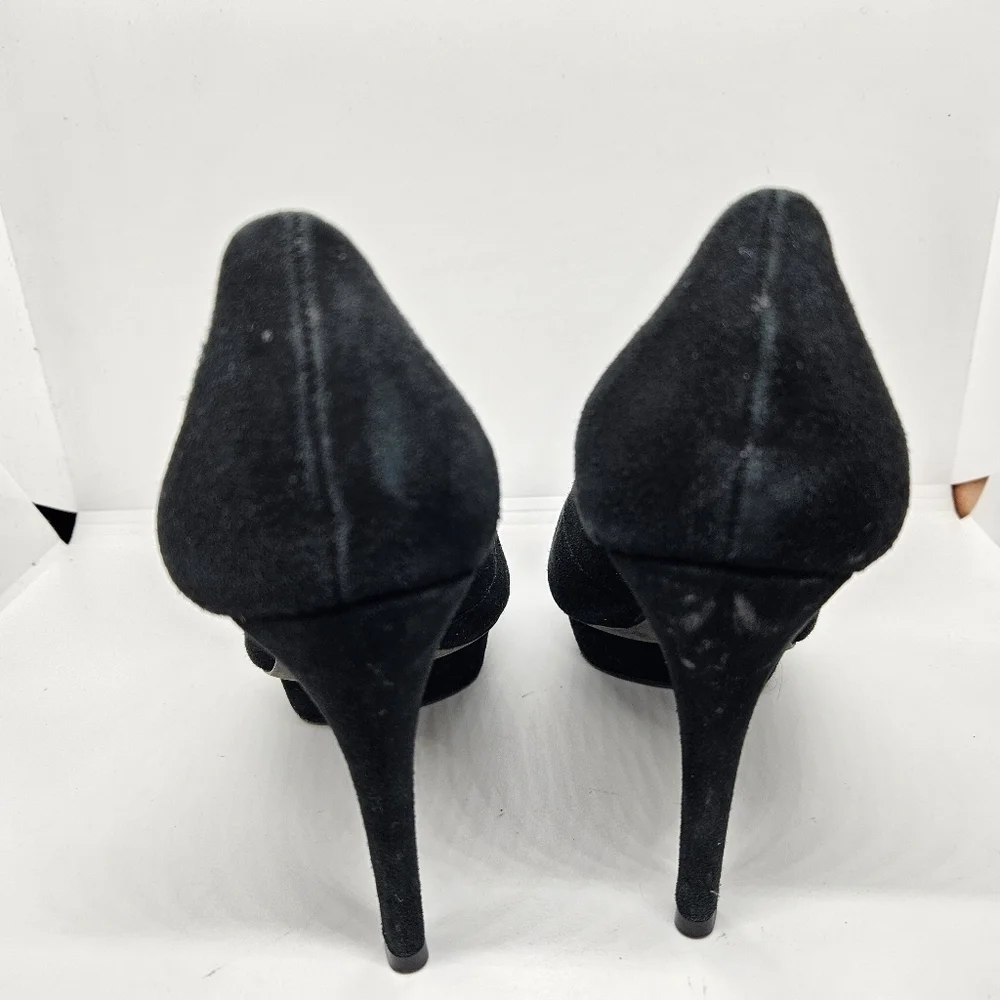 Tory Burch black suede